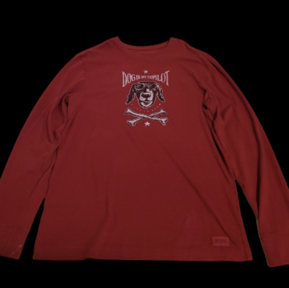 Men's Life Is Good long-sleeved t-shirt